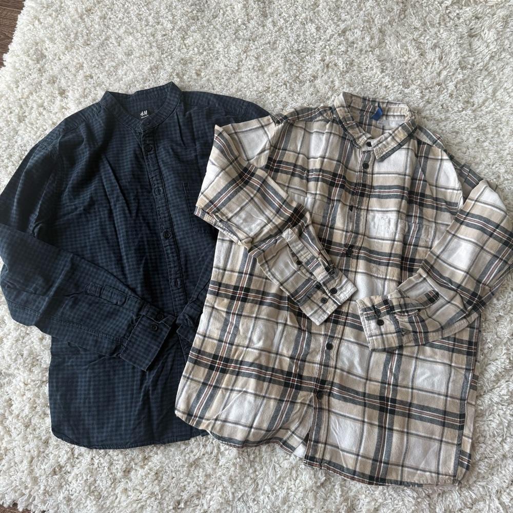 H&M Divided Flannels 2ct